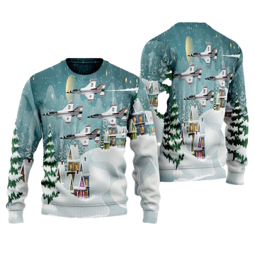 US Air Force Thunderbirds Christmas Sweater 3D ? Usalast