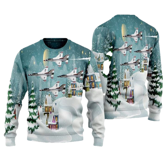 US Air Force Thunderbirds Christmas Sweater 3D ? Usalast
