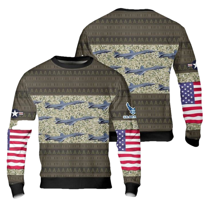 US Air Force Rockwell B-1B Lancer Sweater 3D ? Usalast