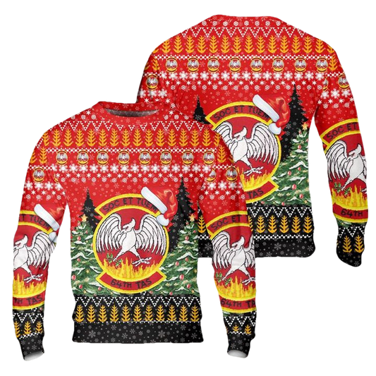 US Air Force Reserves 64th Tactical Airlift Squadron Christmas Sweater 3D ? Usalast