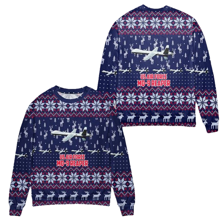 US Air Force MQ-9A Reaper Sweater 3D ? Usalast