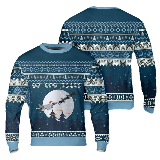 US Air Force McDonnell Douglas F-15 Eagle Christmas Sweater 3D ? Usalast