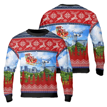 US Air Force Hanoi Taxi Lockheed C-141 Starlifter Christmas AOP Sweater ? Usalast