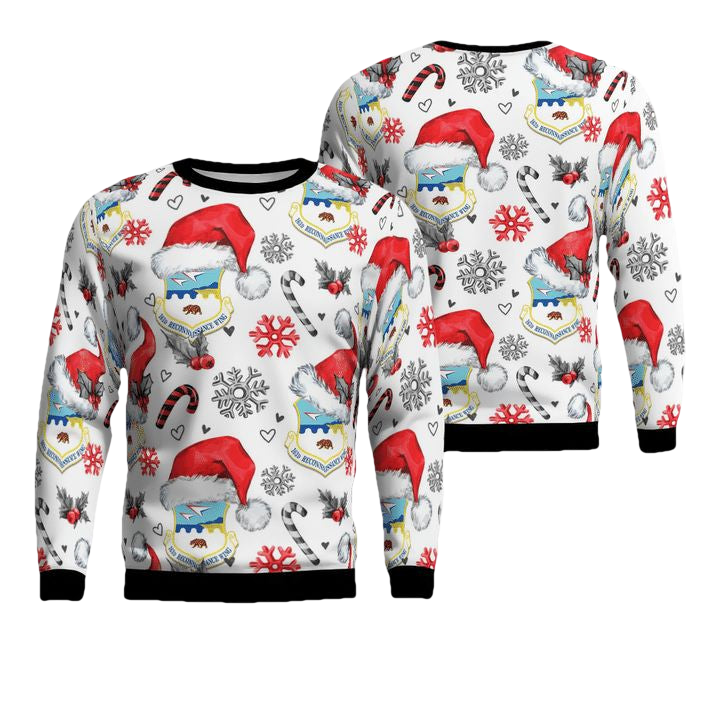 US Air Force California Air National Guard 163d Attack Wing Christmas Sweater 3D ? Usalast