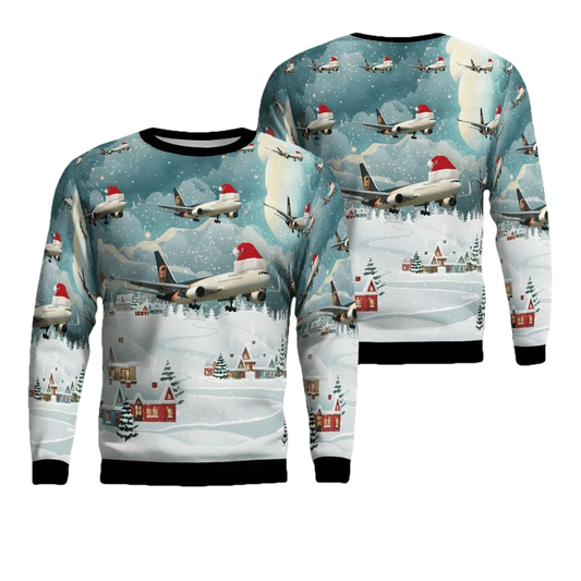 UPS Boeing 767-300F ER Christmas Sweater 3D ? Usalast