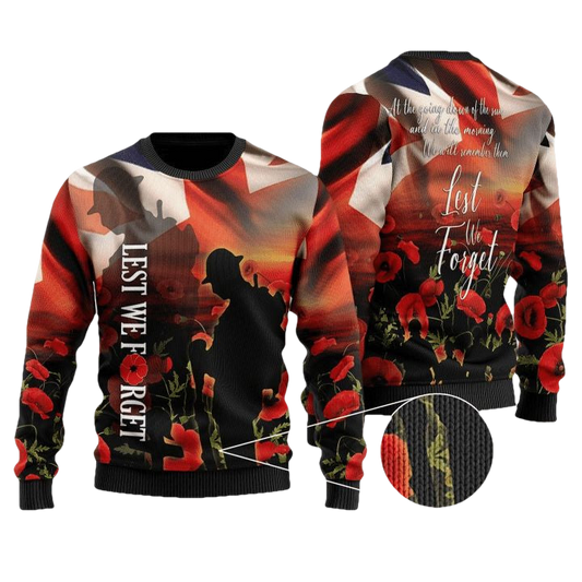 United Kingdom Veterans Let We Forget Ugly Christmas Sweater 2022 ? Usalast