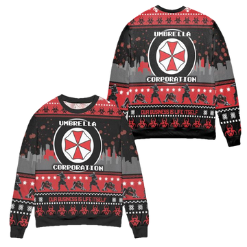 Umbrella Corporation Resident Evil Our Business Is Life Itself Ugly Christmas Sweater ? Usalast