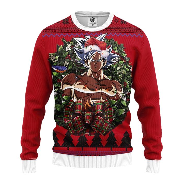 Ultra Instinct Goku Noel Mc Ugly Christmas Sweater Thanksgiving Gift ? Usalast