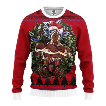 Ultra Instinct Goku Noel Mc Ugly Christmas Sweater Thanksgiving Gift ? Usalast