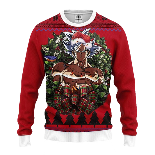Ultra Instinct Goku Noel Mc Ugly Christmas Sweater Thanksgiving Gift ? Usalast