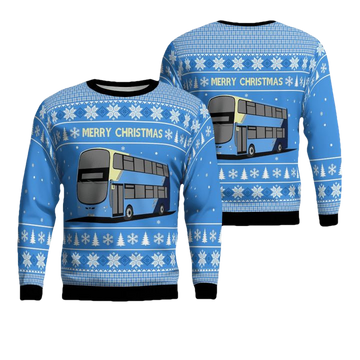 UK Double-Decker Bus Christmas Sweater 3D ? Usalast