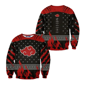 Ugly Christmas Sweater Naruto Anime Xmas Gift ? Usalast