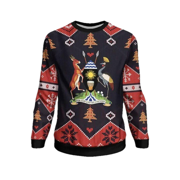 Uganda Christmas Sweater ? Santa Claus Ho Ho Ho ? Bn1810 ? Usalast
