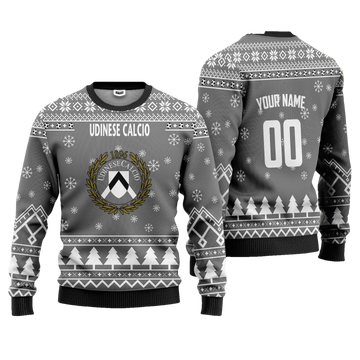 Udinese Calcio Personalized Ugly Christmas Sweater Silver Version ? Usalast