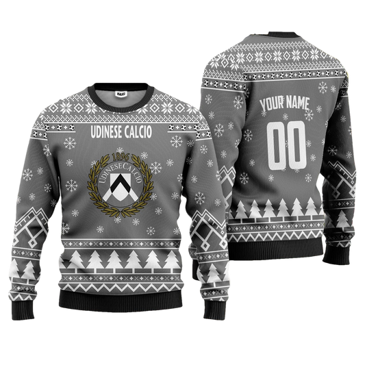 Udinese Calcio Personalized Ugly Christmas Sweater Silver Version ? Usalast