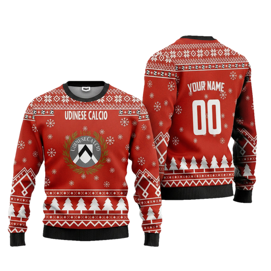 Udinese Calcio Personalized Ugly Christmas Sweater Red Version ? Usalast