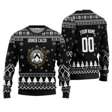 Udinese Calcio Personalized Ugly Christmas Sweater Black Version ? Usalast