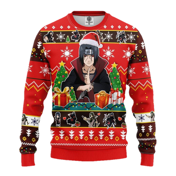 Uchiha Itachi Naruto 2 Ugly Christmas Sweater Amazing Gift Idea Thanksgiving Gift ? Usalast