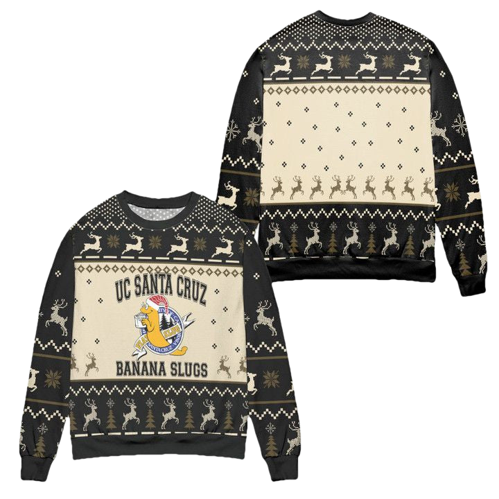 UC Santa Cruz Banana Slugs Ugly Christmas Sweater ? Usalast