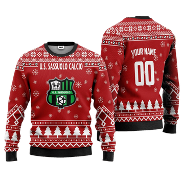 U.S. Sassuolo Calcio Personalized Ugly Christmas Sweater Red Version ? Usalast