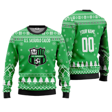 U.S. Sassuolo Calcio Personalized Ugly Christmas Sweater Green Version ? Usalast