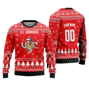 U.S. Cremonese Personalized Ugly Christmas Sweater Red Version ? Usalast