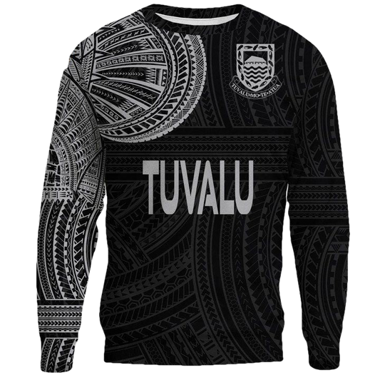 Tuvalu Sweater Polynesian Tattoo Style A27 ? Usalast