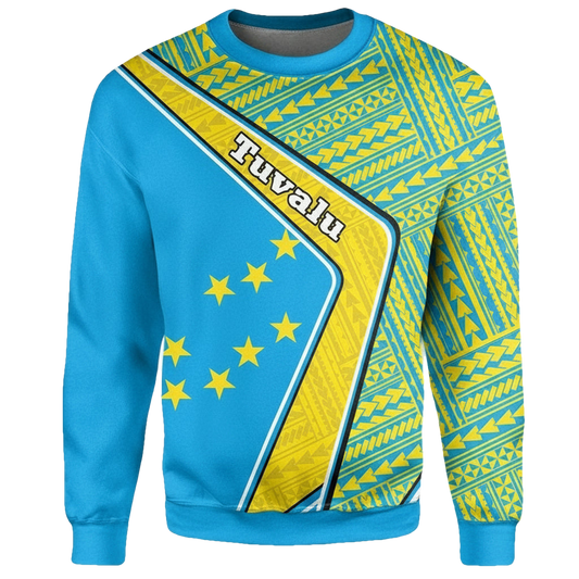 Tuvalu Sweater ? Polynesian Coat Of Arms A224 ? Usalast