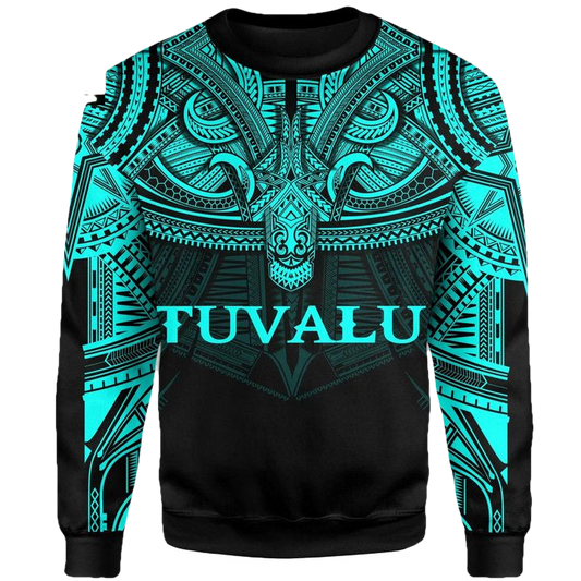 Tuvalu Blue Sweater Polynesian A15 ? Usalast