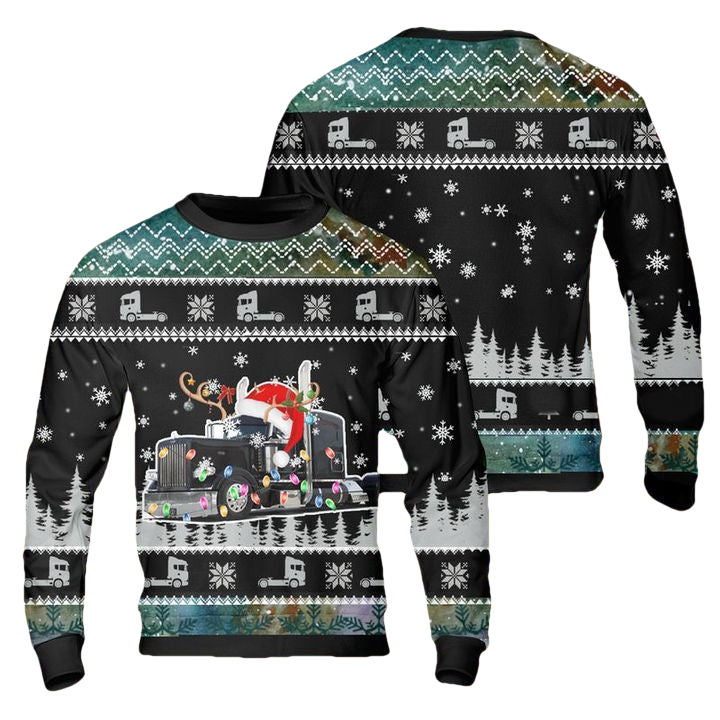 Trucker Christmas AOP Sweater ? Usalast