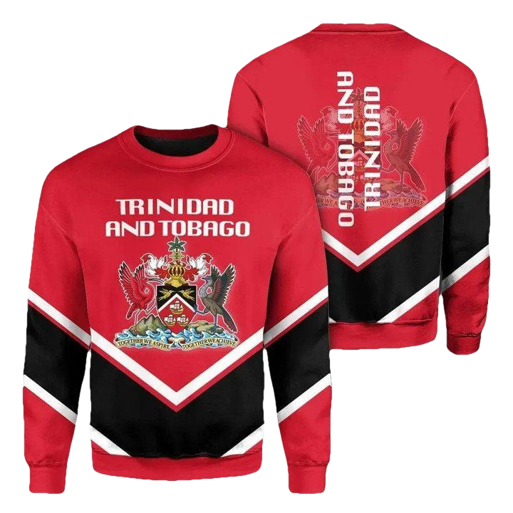 Trinidad And Tobago Coat Of Arms Sweater Lucian Style J5W ? Usalast