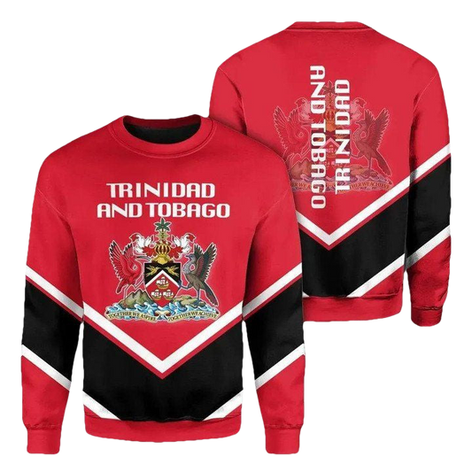 Trinidad And Tobago Coat Of Arms Sweater Lucian Style J5W ? Usalast