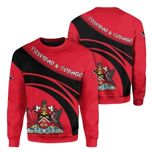 Trinidad And Tobago Coat Of Arms Sweater Cricket Style J5W ? Usalast
