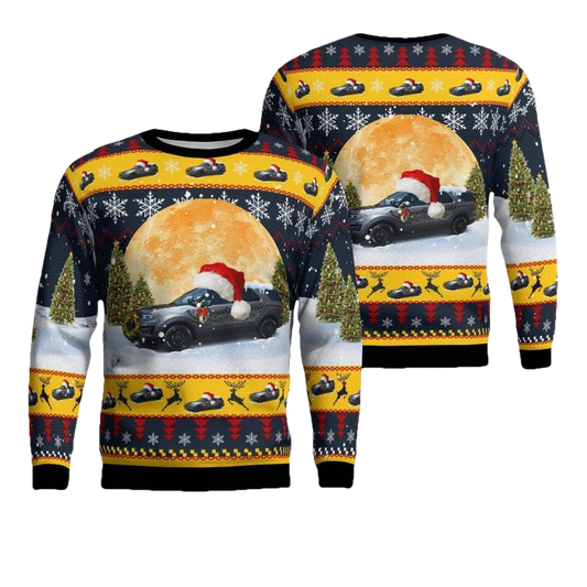 Travelers Rest Police Department Travelers Rest South Carolina Christmas AOP Sweater ? Usalast