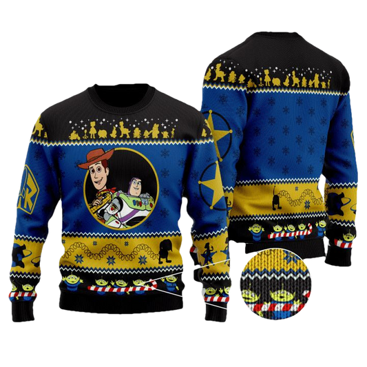 Toy Story Woody Buzz Lightyear Christmas Sweater ? Usalast
