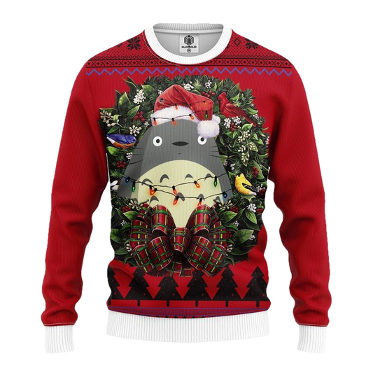 Totoro Noel 1 Mc Ugly Christmas Sweater Thanksgiving Gift ? Usalast