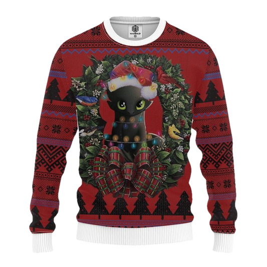 Toothless 1 _How To Train Your Dragon Mc Ugly Christmas Sweater Thanksgiving Gift ? Usalast