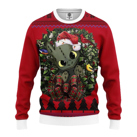 Toothless _How To Train Your Dragon Mc Ugly Christmas Sweater Thanksgiving Gift ? Usalast