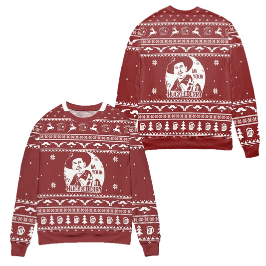 Tomstone Im Your Huckleberry Ugly Christmas Sweater ? Usalast