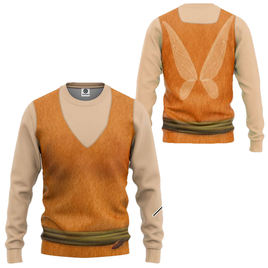 Tinkerbell Fawn Fairy Costume Disney Ugly Christmas Sweater ? Usalast
