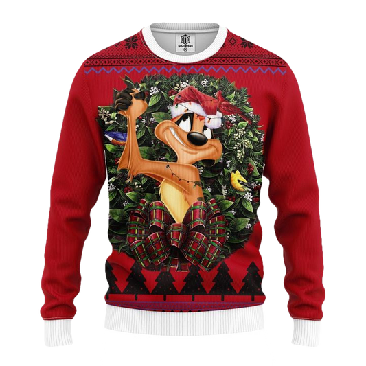 Timon Lion King Noel Mc Ugly Christmas Sweater Thanksgiving Gift ? Usalast