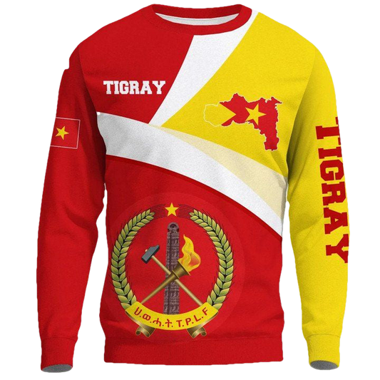 Tigray Sweater Tigray Flag Maps Red A10 ? Usalast