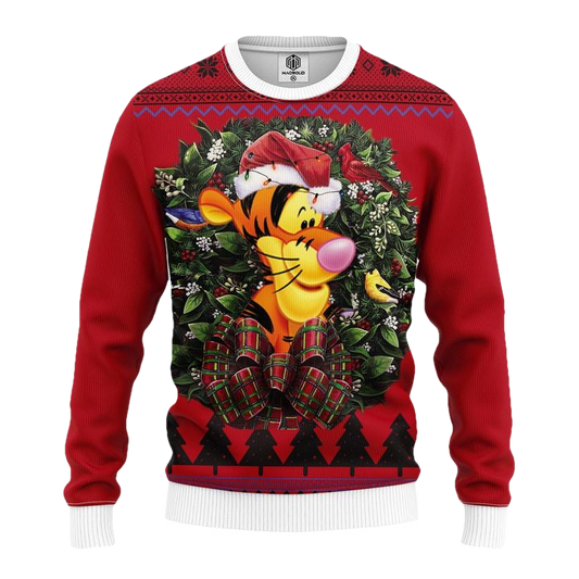 Tiger Pooh Noel Mc Ugly Christmas Sweater Ugly Christmas Sweater Thanksgiving Gift ? Usalast