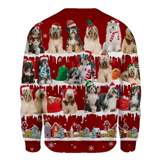 Tibetan Terrier Snowflake Christmas Sweater Couple Christmas Shirt Designs Winter Gifts ? Usalast