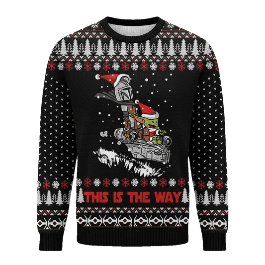 This Is The Way Yoda Star Wars Ugly 3D Christmas Sweater ? Usalast