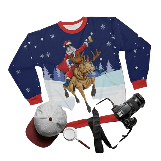 This Is My Merry Santa Xmassnow Is Out Ho Ho Ho Is Out 3d Ugly Christmas Sweater ? Usalast