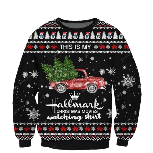 This Is My Hallmark Christmas Movies Watching Truck Car Sweater ? Usalast