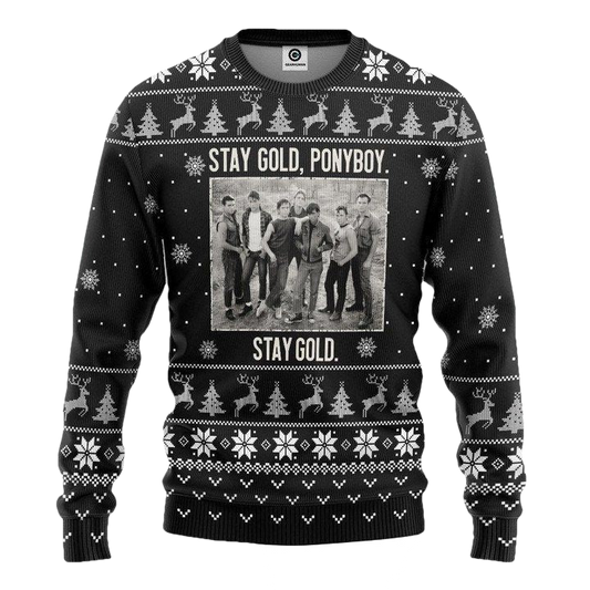 The Outsiders Stay Gold Ponyboy Deer Christmas Sweater ? Usalast