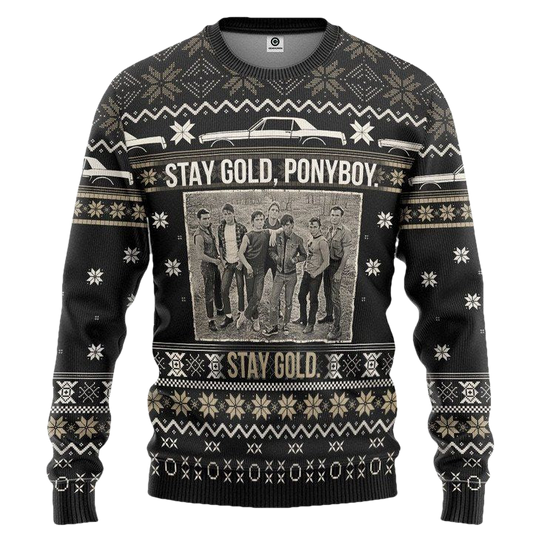 The Outsiders Stay Gold Ponyboy Christmas Sweater ? Usalast