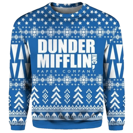 The Office Dunder Mifflin 3D Print Christmas Ugly Sweater Hoodie ? ? Usalast